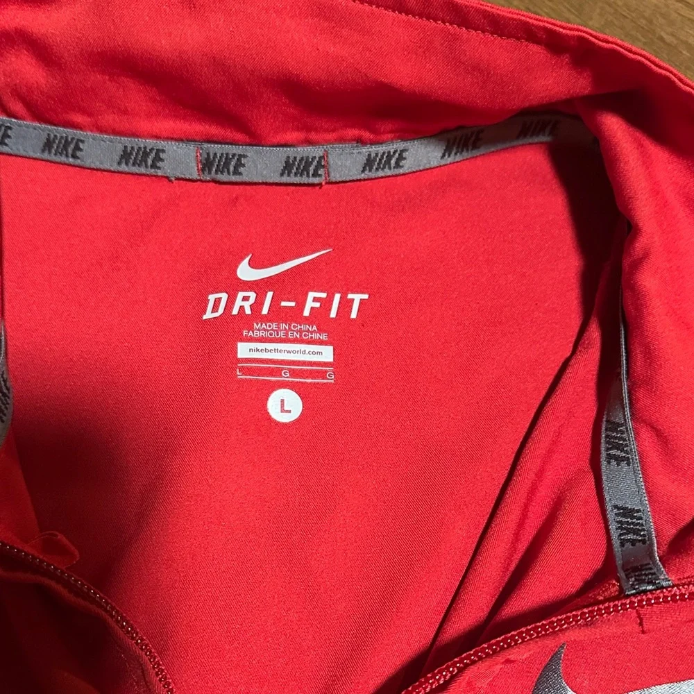 Nike Men's Red and Gray Track suit/ Windbreaker W/pants size Large - Picture 5 of 9